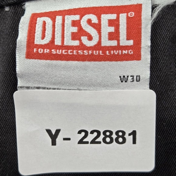 Diesel Men Jeans W30 Black Slim Skinny Successful Living 28" Inseam - Picture 2 of 11